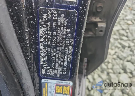 2017 Kia Rio Lx z USA, uszkodzony, nr VIN KNADM4A38H6011596